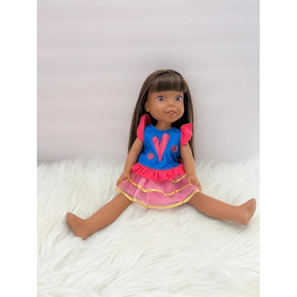American Girl WellieWishers Kendall Doll 14.5 Inch Brown Hair Violet Eyes FGD37
